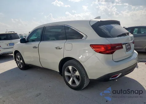 2014 Acura Mdx из США, поврежденный, VIN 5FRYD3H21EB018934